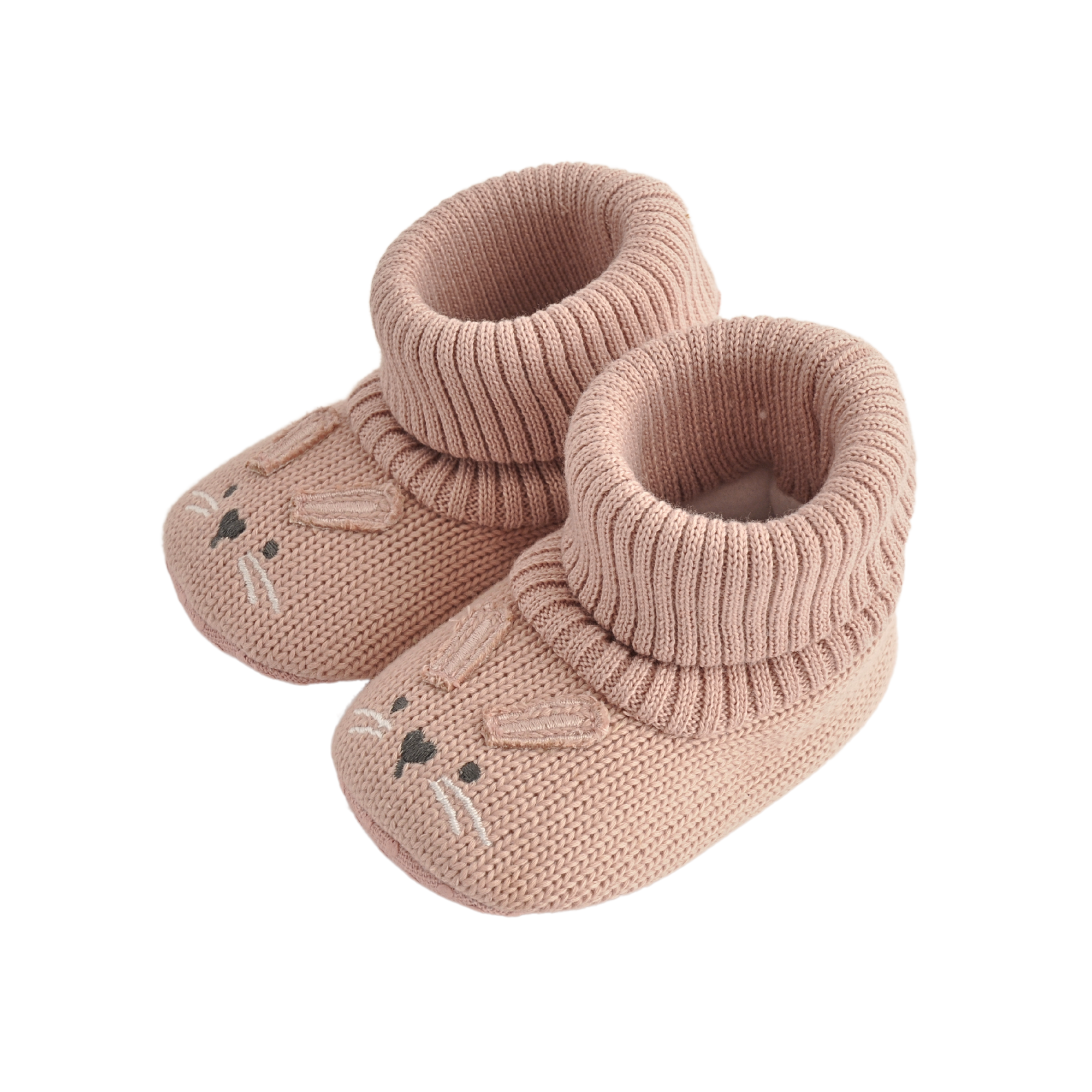 Baby Novelty Knitted Booties 6-12M - Bunny